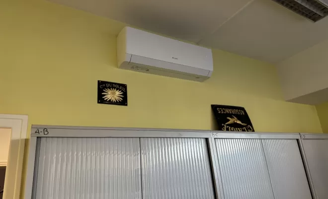Installation de climatisation dans des bureaux d’assurance à Montluçon – Confort et performance garantis, Vichy, STOPYRA DYLAN ÉLECTRICITÉ GÉNÉRAL